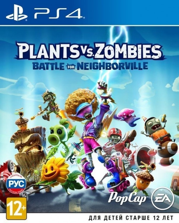Plants vs Zombies: Битва за Нейборвиль - Растения против Зомби [PS4] (русские субтитры)  