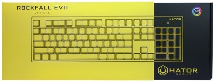 Клавиатура механическая HATOR Rockfall EVO Optical ( HTK-610) Клавиатура механическая HATOR Rockfall EVO Optical ( HTK-610)