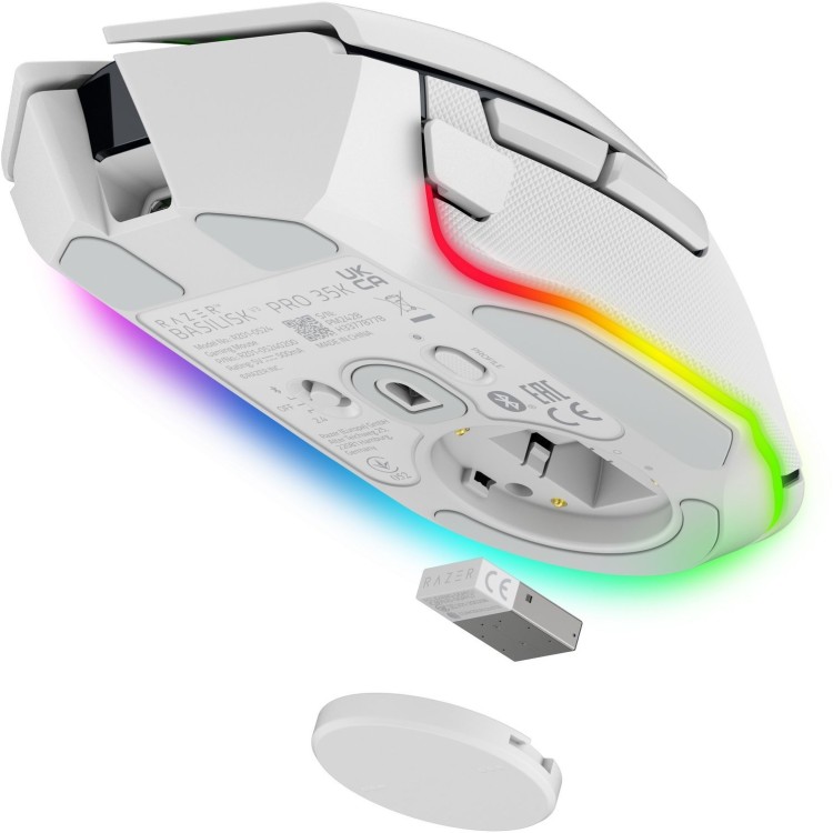 Миша Razer Basilisk V3 Pro 35K Wireless (RZ01-05240200-R3G1) White