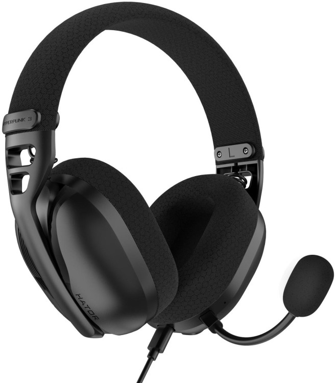 Ігрова гарнітура HATOR Hyperpunk 3 USB (ESH10) Black Ігрова гарнітура HATOR Hyperpunk 3 USB (ESH10) Black