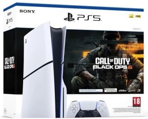 Ігрова консоль PlayStation 5 Slim 1TB + Call of Duty: Black Ops 6 (код) з дисководом 