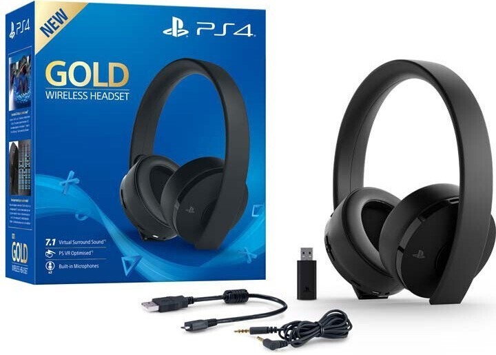 Навушники Sony PlayStation 4 Gold Edition Headset 7.1 Black