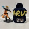 Зимовий набір "Naruto" жовто-чорний: шапка та Снуд