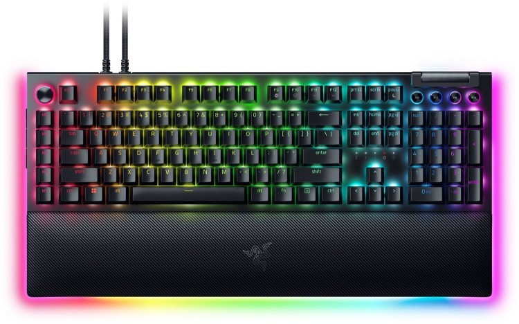 Клавіатура механічна RAZER BlackWidow V4 PRO Wireless, Yellow Switch (RZ03-04681800-R3M1)