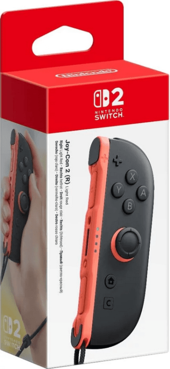 Правый игровой контроллер Nintendo Switch 2 Joy-Con 2 Light Red