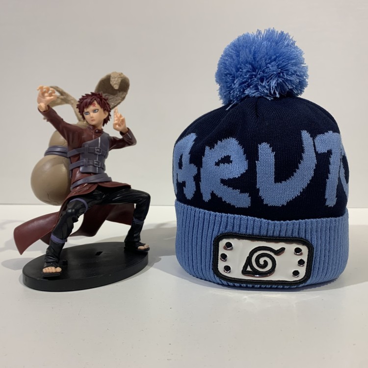 Зимовий набір "Naruto" блакитний: шапка та Снуд