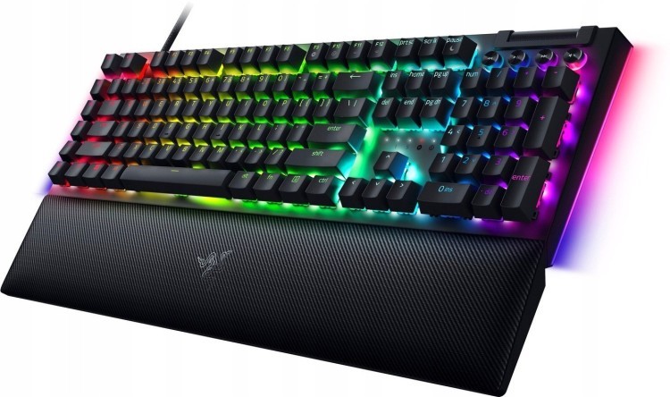 Клавіатура механічна RAZER BlackWidow V4, Green Switch, RU (RZ03-04690100-R3M1)
