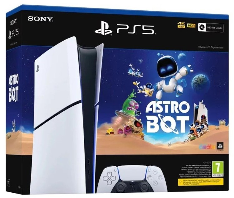 Ігрова консоль PlayStation 5 Slim Digital 1TB ASTRO BOT Bundle