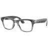 Meta Ray-Ban Wayfarer Gen 2 Shiny Transp. Grey Transition Sapphire
