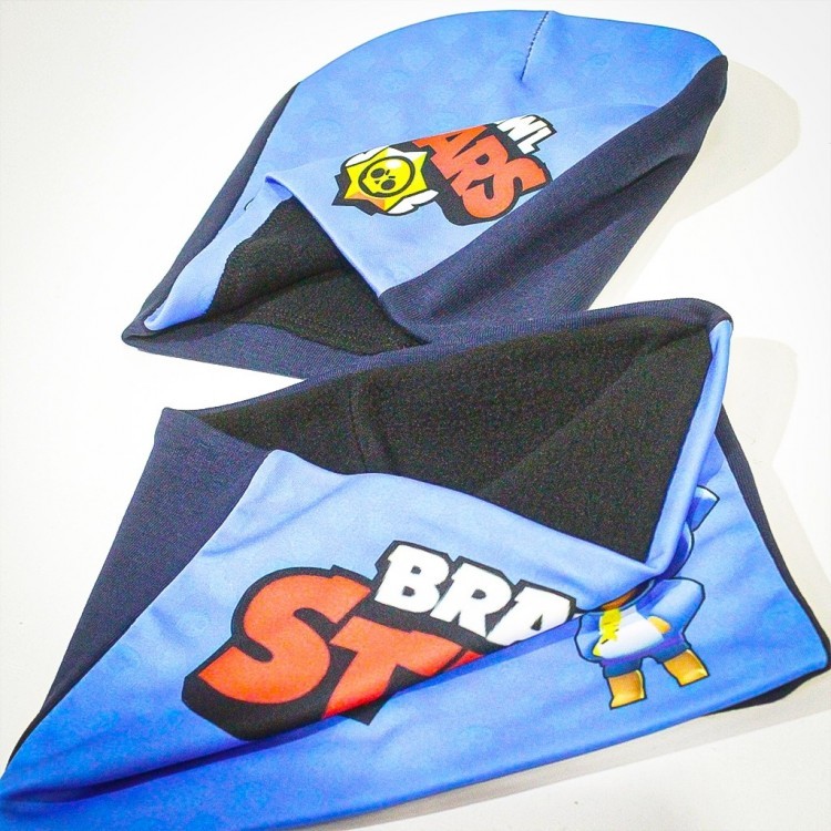 Набор головной детский: шапка + шарф Brawl Stars 2