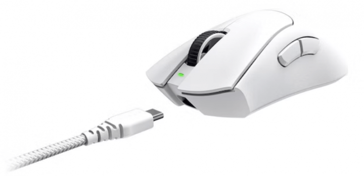 Миша RAZER DeathAdder V3 Pro Wireless, white (RZ01-04630200-R3G1) Миша RAZER DeathAdder V3 Pro Wireless, white (RZ01-04630200-R3G1)