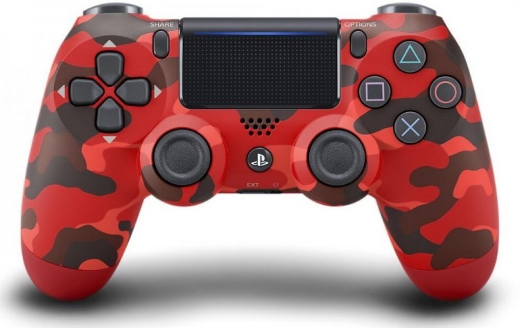 Джойстик DualShock 4 V2 Red Camouflage