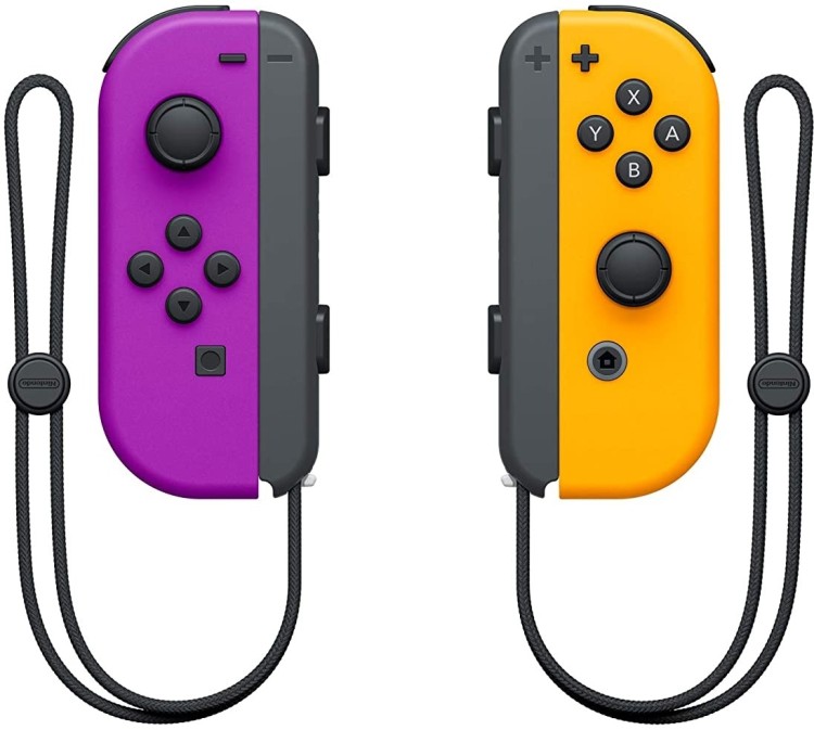 Геймпад Nintendo Switch Joy-Con Controllers Neon Purple/Neon Orange 1