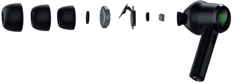 Гарнітура RAZER Hammerhead True Wireless X (RZ12-03830100-R3G1) Гарнітура RAZER Hammerhead True Wireless X (RZ12-03830100-R3G1)