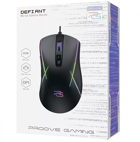 Дротова ігрова миша Proove Gaming Defiant
