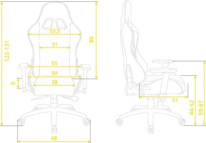 Кресло для геймеров HATOR Darkside (HTC-919) Black  