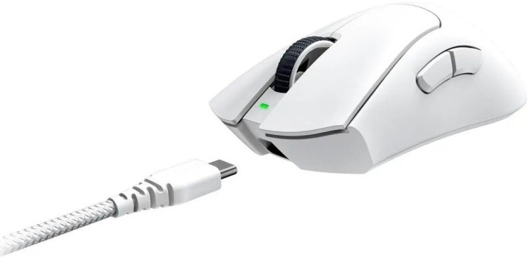 Миша RAZER DeathAdder V3 Pro Wireless, white (RZ01-04630200-R3G1)