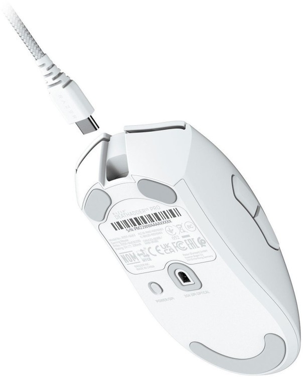 Миша RAZER DeathAdder V3 Pro Wireless, white (RZ01-04630200-R3G1)
