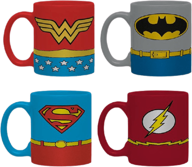 Набір кухлів для еспресо GB eye DC Comics Uniforms Набір кухлів для еспресо GB eye DC Comics Uniforms