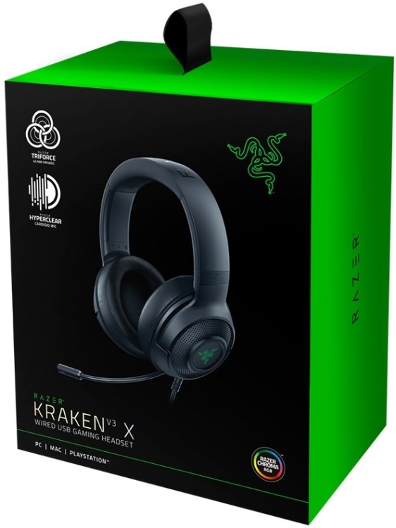 Гарнітура RAZER Kraken V3 X (RZ04-03750100-R3M1)