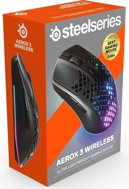 Миша STEELSERIES Aerox 3 Wireless Onyx (62612)
