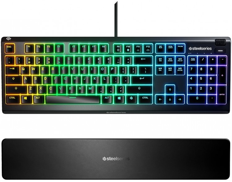 Клавиатура механическая STEELSERIES APEX 3, RU