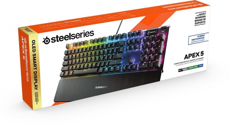 Клавиатура механическая STEELSERIES APEX 5, UA