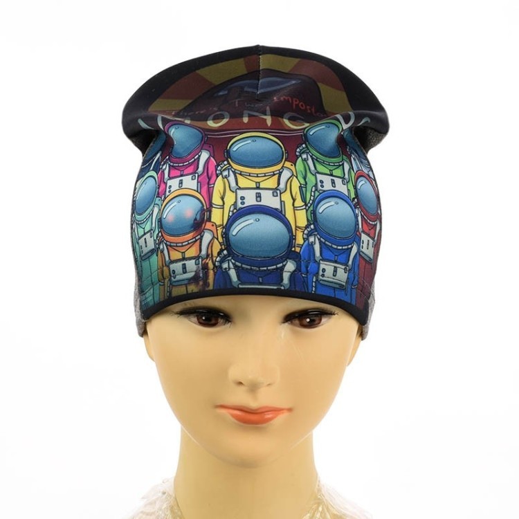 Трикотажна шапка для хлопчика "Among Us" 1 Трикотажна шапка для хлопчика "Among Us" 1