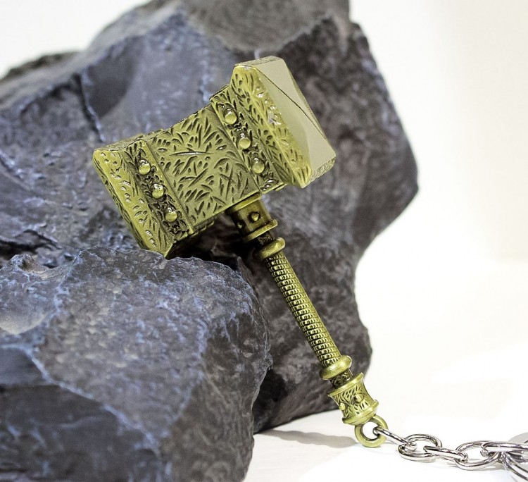 Брелок Молот РОКУ Трал Warcraft Варкрафт bronze