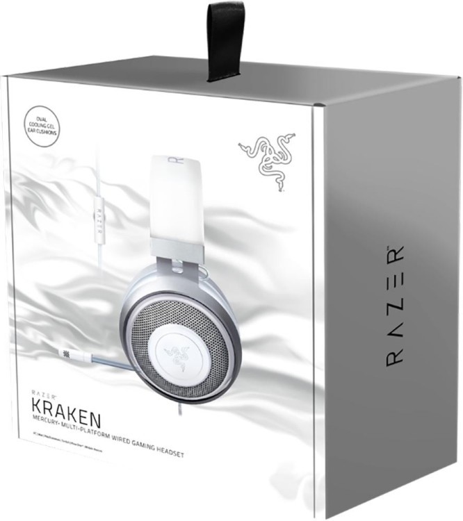 Гарнитура RAZER Kraken Multi Platform Mercury Edition (RZ04-02830400-R3M1)