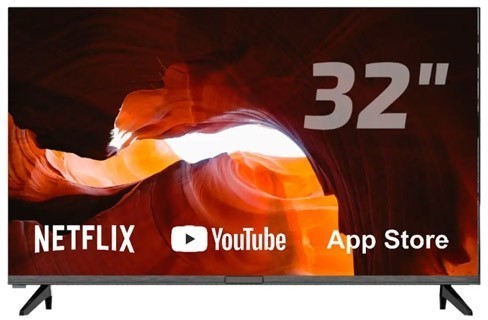 Телевізор Grunhelm 32 HD TV AOSP Android 12 T2S2 - 32GH-750AV GH 32"
