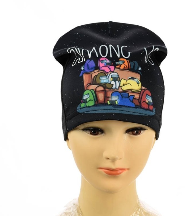 Трикотажна шапка для хлопчика "Among Us" 6 Трикотажна шапка для хлопчика "Among Us" 6