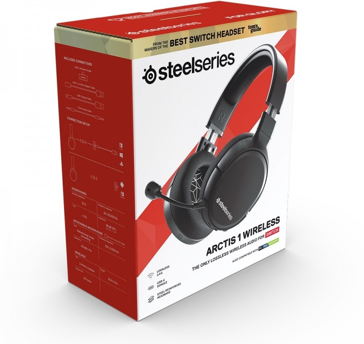 Игровая гарнитура STEELSERIES Arctis 1 Wireless (61512)
