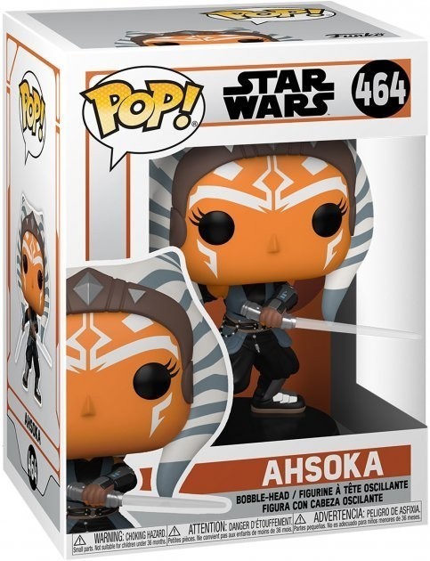 Фигурка Funko POP! Bobble Star Wars Mandalorian Ahsoka w/ Sabers