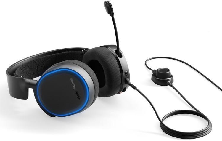 Игровая гарнитура STEELSERIES Arctis 5 black 2019 Edition (61504)