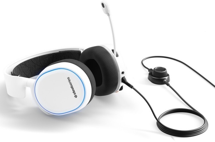 Игровая гарнитура STEELSERIES Arctis 5 white 2019 Edition (61507)