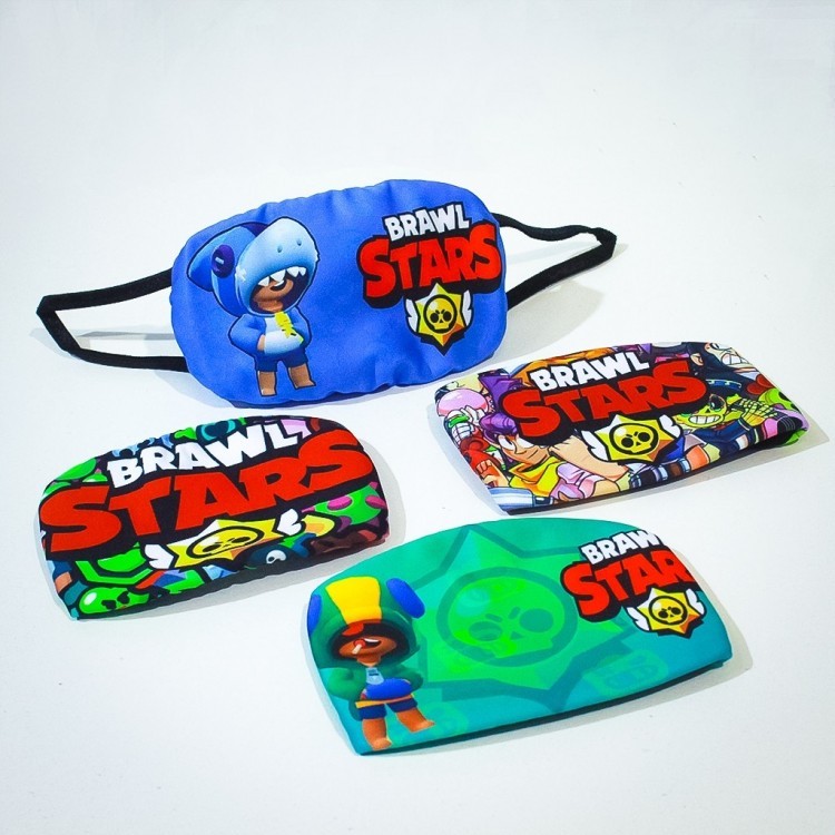 Захисна двошарова багаторазова маска Brawl Stars 1 із тканини