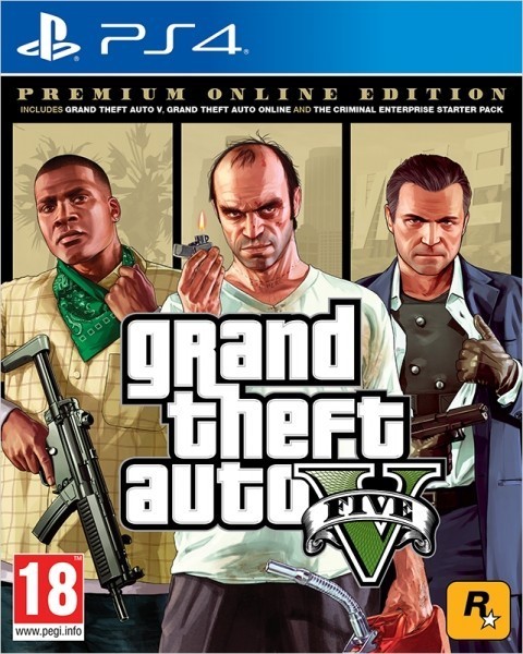 GTA V. Premium Online Edition [PS4]