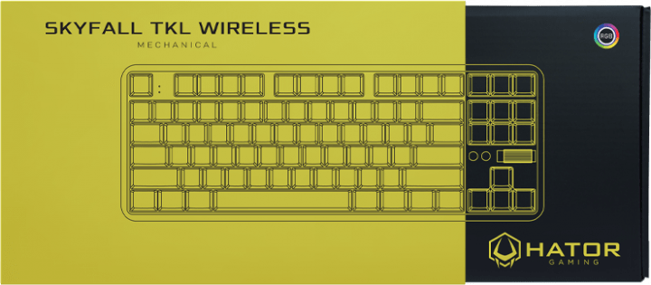 Клавиатура беcпроводная механическая HATOR Skyfall TKL ENG/UKR/RUS (HTK-660)