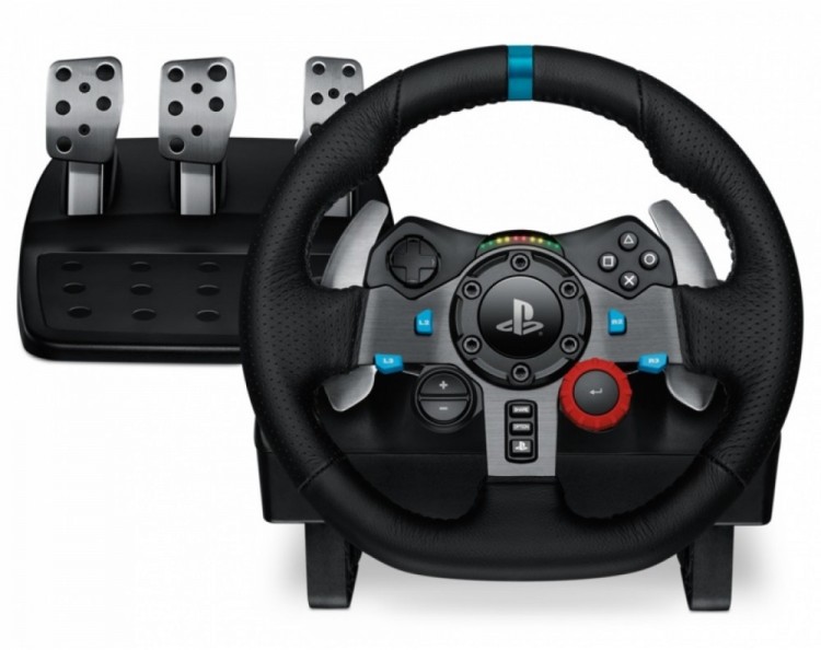 Проводной руль Logitech G29 Driving Force PC/PS3/PS4/PS5 Black