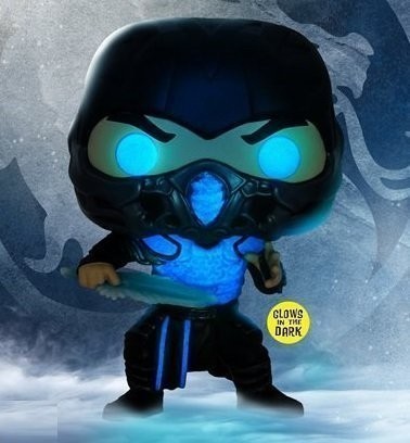 Фигурка Funko Pop Mortal Kombat - Sub Zero (глаза светят в темноте)