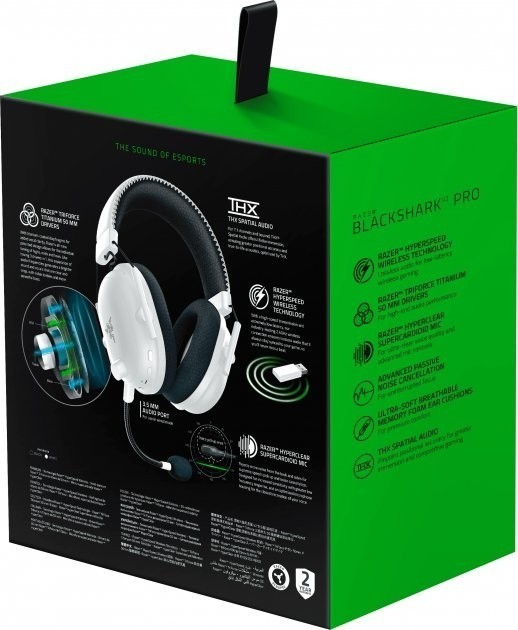 Навушники Razer Blackshark V2 PRO Wireless White (RZ04-03220300-R3M1)