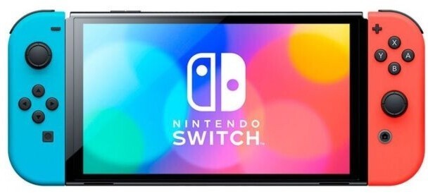 Портативна ігрова приставка Nintendo Switch OLED with Neon Blue and Neon Red Joy-Con [64459]