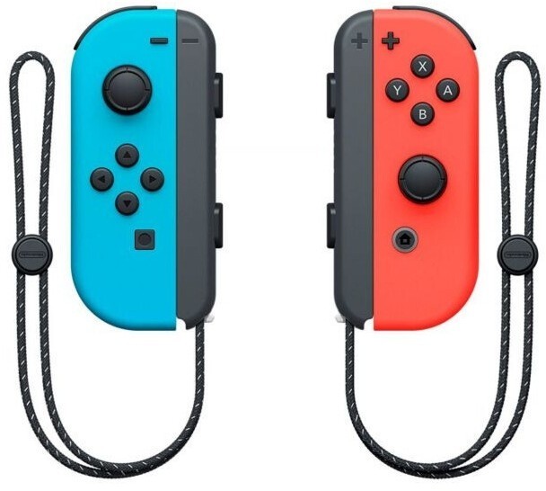 Портативна ігрова приставка Nintendo Switch OLED with Neon Blue and Neon Red Joy-Con [64459]